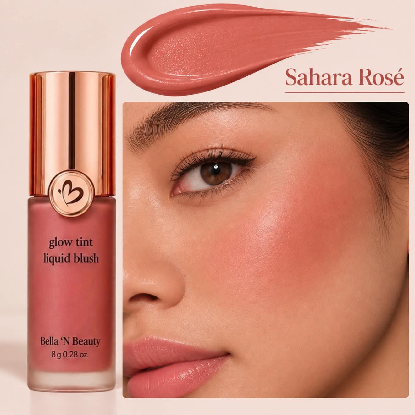 Glow Tint Liquid Blush - Sahara Rose