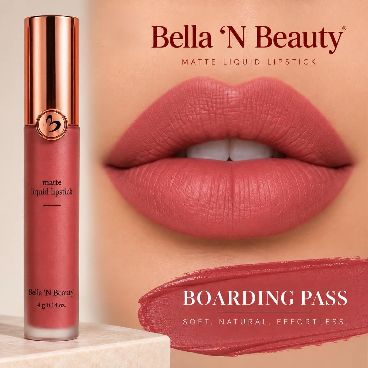 Matte Liquid Lipstick - Boarding Pass