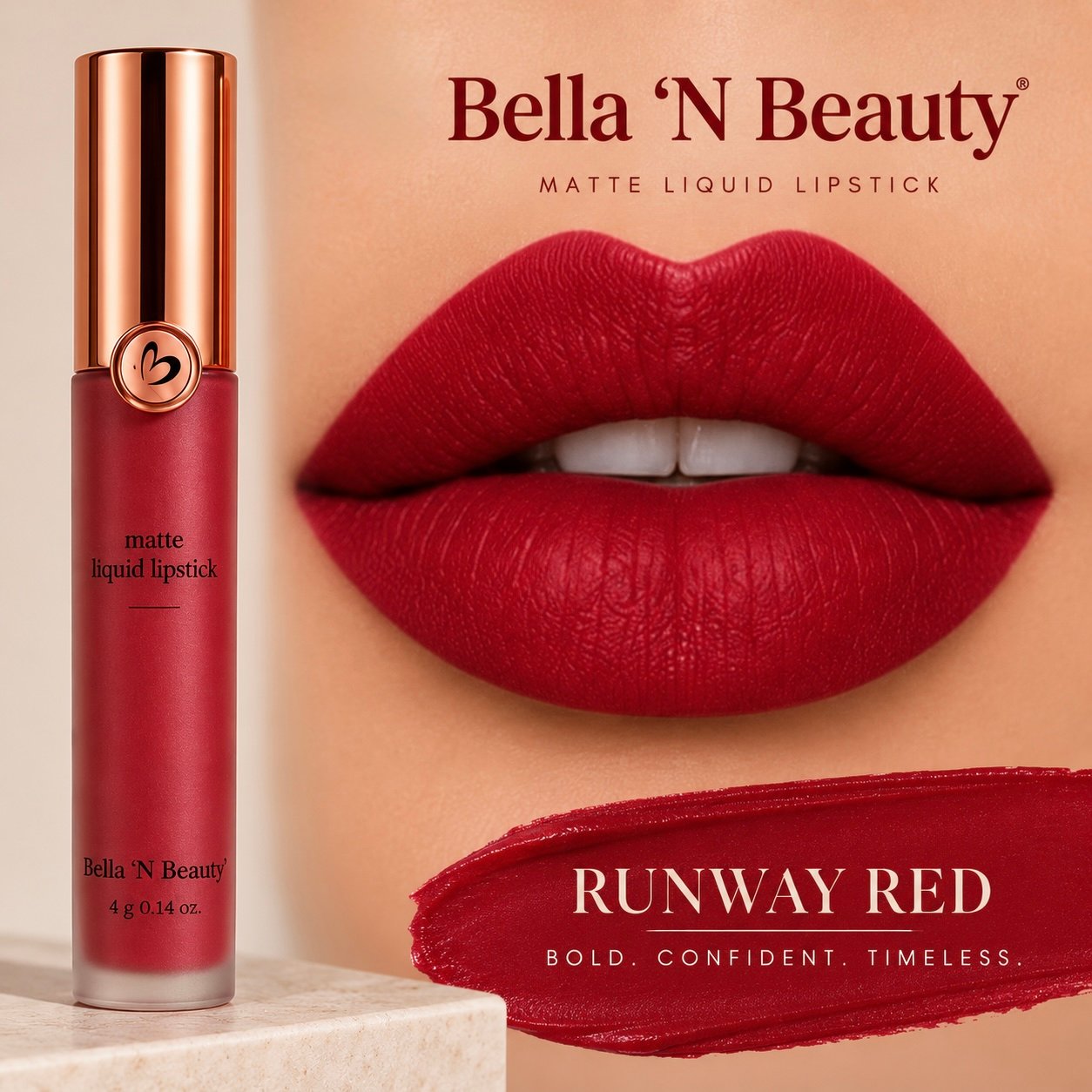Matte Liquid Lipstick - Runway Red