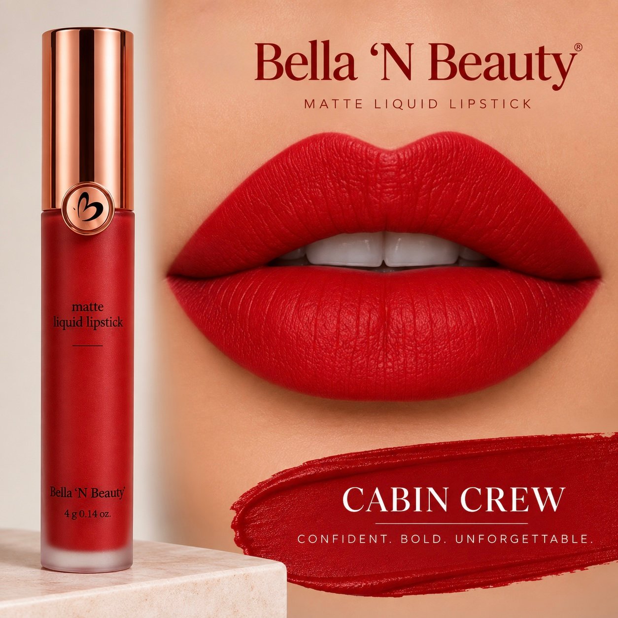 Matte Liquid Lipstick - Cabin Crew